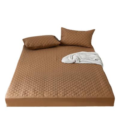 China Plain New Product Bedspread Chocolate Color Bedspread Cover Sheet Luxury King Bed Cover for sale