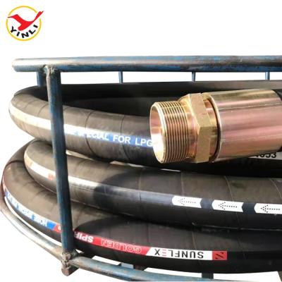 China To Deliver High Quality High Pressure LPG CNG Hydraulic Rubber Hose Natural Gas Liquefied Petroleum Gas for sale