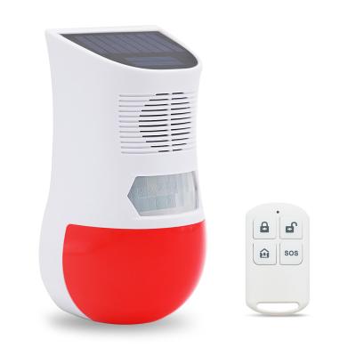 China Daytech best-selling solar motion sensor outdoor IP67 motion sensor remote control waterproof solar alarm with remote control home alarm for sale