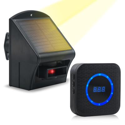 China Solar Power New Arrival Daytech DP02 Outdoor Wireless Solar Siren Alarm Siren 2021 Residential Rechargeable Residential Solar Senser for sale