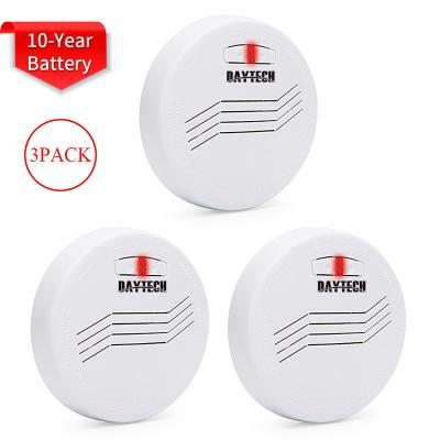 China Waterproof/Wireless Smoke Detector Sensor DAYTECH SM07 Waterproof Standalone Fire Alarm 3 PACKS With 10 Years Battery for sale