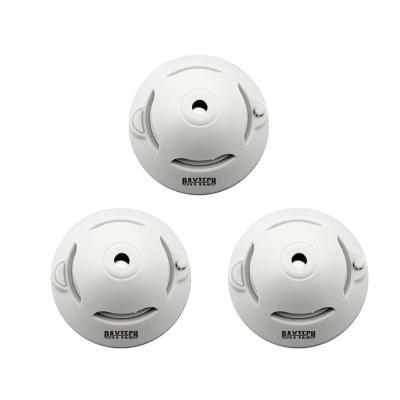 China 3 Pack Fire Smoke Detector Batteries Powered Fire Detectors Stand Alone Home Hotel Life 10 Years SM06 for sale