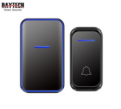 China Daytech DB15 modern doorbell IP44 waterproof 300M ringtones 0-110DB 60 Ringtones 0-110DB 60 wireless doorbell for sale