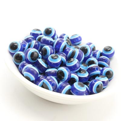 China Crystal Factory direct sale resin sapphire diy jewelry blue demon animal eye beads loose beads for sale