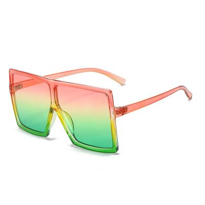 China New style fold-abe retro fashion sunglasses 2021 square sun glasses oversized fashion eyewear custom made sunglasses for sale