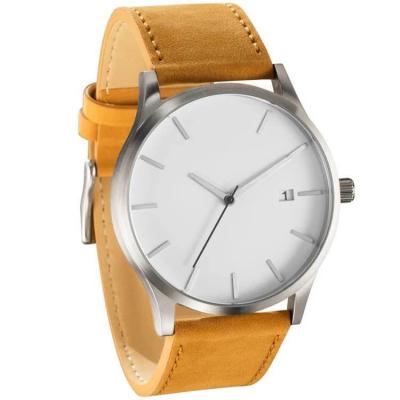 China Minimalist full calendar fastrack watches for men's watches wrist straps leather belt quartz watch for work for sale