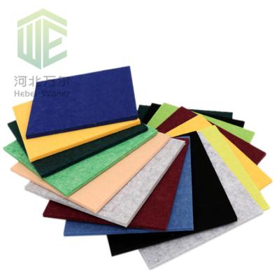 China Customizable Hexagon Design Colorful Polyester Fiber Acoustic Panel For Decoration Sound Absorb for sale