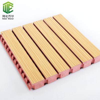 China High Quality Highly Efficient Sound Absorption Custom Design Wood Acoustic Board Ceiling Sound Absorbing Panel for sale