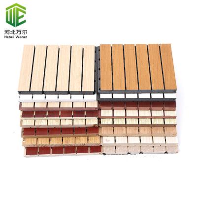 China Highly Effective Sound Absorption Best Selling Wooden Acoustic Wall Panel Sound Proofing Sound Absorbing Panel for sale