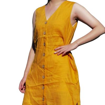 China Superdry Asian Chinese Style Casual Elegant QUICK DRY Long Shirt Gold Prom Dress For Women Lady With Belt for sale