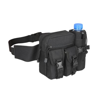 China Customized Promotional Fashion Water Proof Waist Pack Men Travel Military Sports Bab Oxford Cloth Waist Pack Bag For Outdoor Tactical Bottle for sale