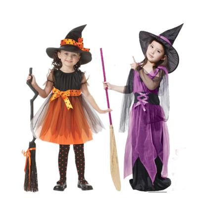 China Children's Halloween PU children's costume European and American women's anime clothing girls cosplay costumes for sale