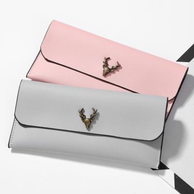 China New high-end waterproof deer waterproof ladies main wallet in the long section of fashion custom for sale