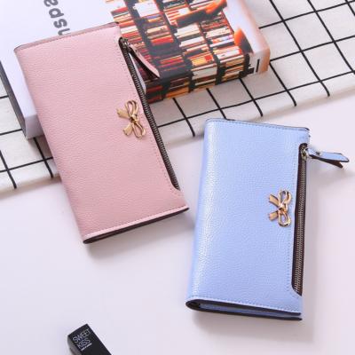 China New waterproof ladies waterproof long zipper wallet ladies multi-function clutch for sale