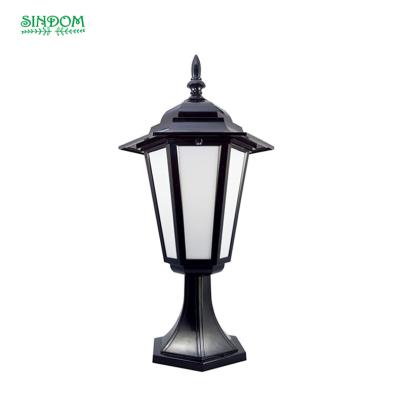 China QUALITY Waterproof American Style SIZE Durable Plastic Outdoor Pillar Light for sale