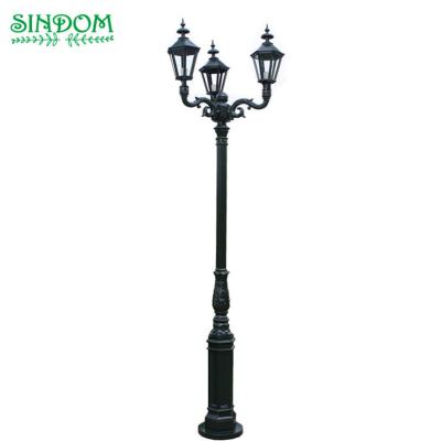 China Latest Sindom Anti-Corrosion Favorable Design Price Lamp Street Garden Led Decorative Pole Light for sale