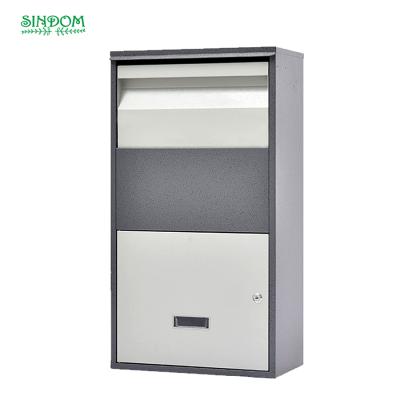 China Rust Proof Powder Coating Large Parcel Delivery Box Galvanized Steel Outdoor Garden Parcel Drop Box for sale