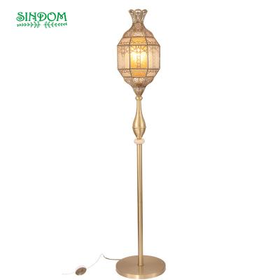 China Hotel Arabic Home Decorative Light Floor Lamp Vintage Style Sindom Decor Standing Home Decor for sale