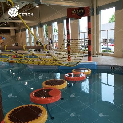 China Outdoor Commercial Cenchi Fiberglass Splash Pad Water Park Equipment Wet Deck Sprinkler Pool Water Splash Pad Ropes Run for sale