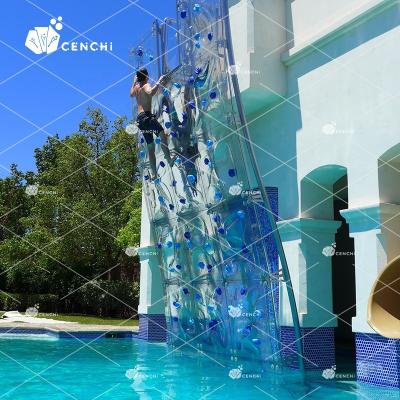 China Fiberglass Cenchi Hotel Resort Water Park Pool Equipment Activity Exercise Water Climbing Water Sport Aqua Outdoor Swimming Rise for sale