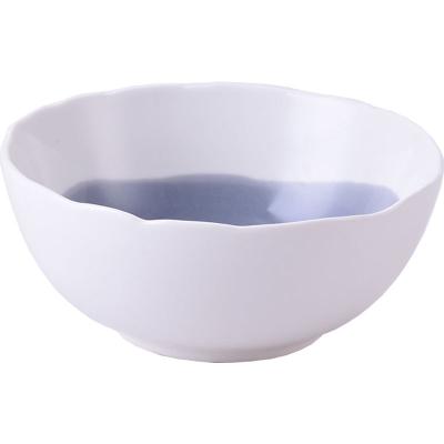 China Sustainable Latest Design Easy Clean Wholesale Decorative Ceramic Salad Fruit Bowl for sale