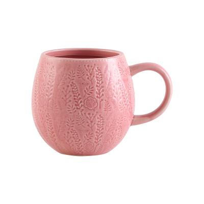 China 2021 Modern Hot Selling Fashionable Ceramic Travel 620ml Ceramic Coffee Mug For Drinking for sale