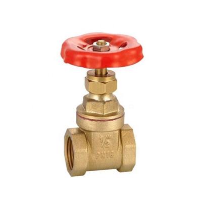 China General type of PN16 Italy brass gate valve for water for sale