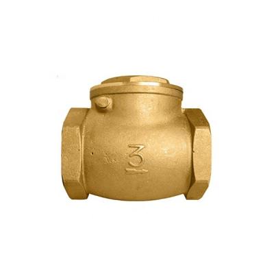 China 3 Inch General Brass Horizontal Swing Check Valve Non Return Non Return Check Valve For Water for sale