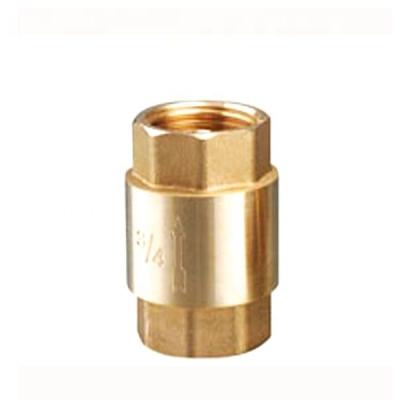 China 1/2 To 2 Inch Forged General Brass Insert Vertical Check Valve With Plastic Core for sale