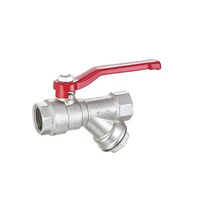 China General Brass Forged Y Strainer Valve SS304 Filter Valve With Drain Valve for sale