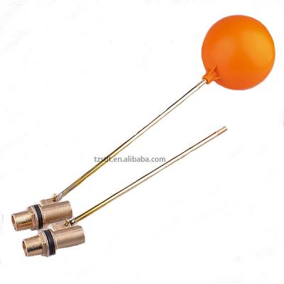 China General Tank Float Valve Brass Water Forged Zinc Alloy Float Valve With Plastic Ball for sale