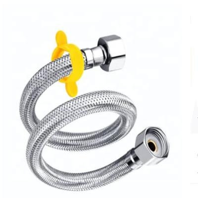 China Modern braided 304 stainless steel flexible hose for household for sale