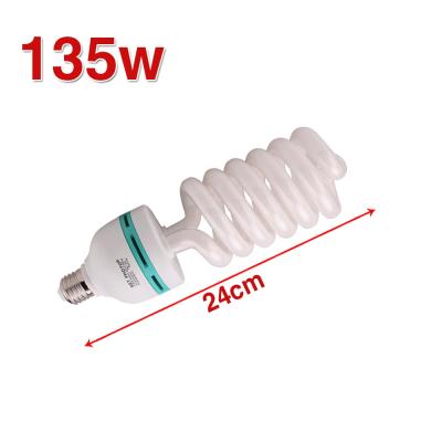 China Glass Photographic Photographic Light Spiral Type Large Power Bulb E27 45w 95w 135w AC110V AC240V Equipment 5500K SALES PROMOTION! for sale