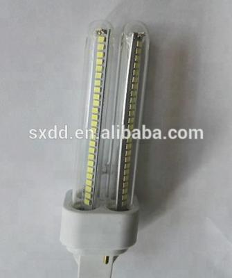 China Warehouse LED PL Light 9W 11W 12W E27 B22 Lamp G-24 Clear And Milky Glass Tube 2700K 6500K for sale