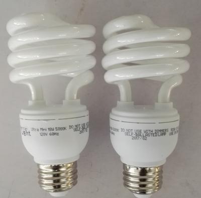 China China Factory Price T2 T4 CFL Energy Saving Lamp Cheap Energy Saving Lamp Half Bulb 13W 15W 20W 25W E27 B22 6500K 2700K AC110V AC230V Spiral for sale