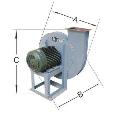 China Yuton 9-26 High Pressure Centrifugal Cast Iron Poultry Ventilation Fan Circulation Fan Exhaust Dust Fire Steam Cooling Fan for sale