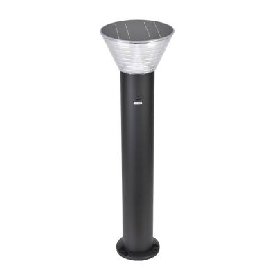 China Garden Bollard Light 3000K Round Solar Led Aluminum Garden Lawn Lamp 3w for sale