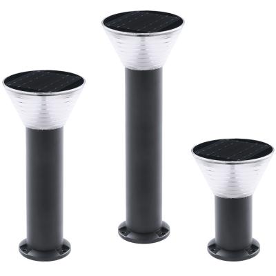 China IP65 Garden Villa Led Aluminum Solar Bollard For Outdoor Use for sale