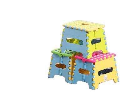 China Plastic Collapsible Foldable Step Chair Stool for sale