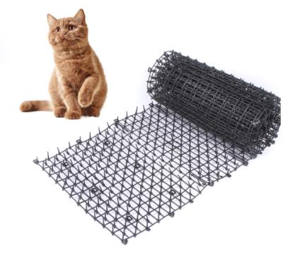 China 2022Garden viable pl Mat Spike Anti-Cat Dog Outdoor Garden Supplies Plastic Garden Cat Scat Spike Mat Cat Repellent Mat Plastic Prickle for sale