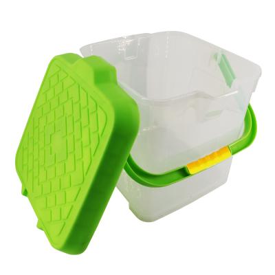 China Fishing Container Hot Sale Plastic Bucket Transparent Fishing Barrel for sale