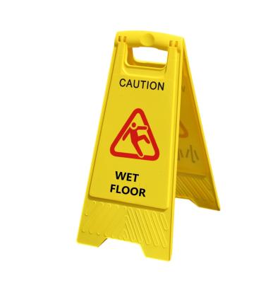 China Vertical Safety Caution Sign Triangle Warning Sign For Floor Careful Slip for sale