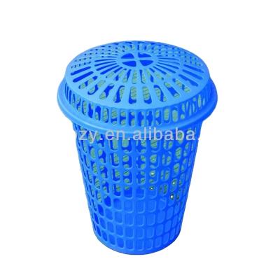 China Handles Hot Selling Cute Plastic Laundry Basket With Lids for sale