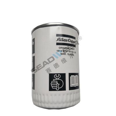 China compressor parts atlas capco oil filters 1614874700 1614874799 air compressor air oil filters for Atlas Air compressor for sale