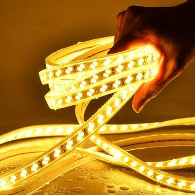 China High brightness SMD 5730 led rope light 220v 120/M ultra thin1.5CM IP68 waterproof led rope light swimming pool decorative outdoor for sale