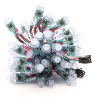 China Warehouse Wholesale Price 50 Pcs/Accessible Digital Waterproof Christmas String Pixel Lights WS2811 IC Module Batch 12mm DC5V 12V LED for sale