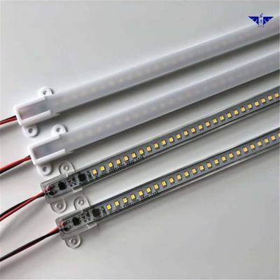 China Desktop Smd 2835 lead sour waterproof led strip light 144D/m height voltage 220V rigid led smd 2835 led strip light with plastic frame for sale