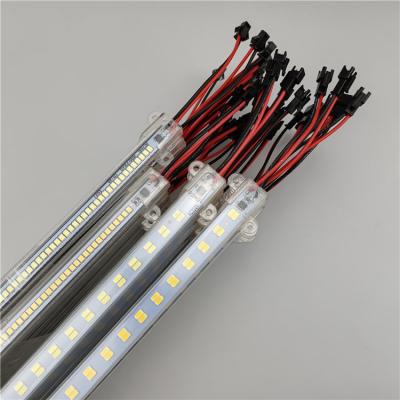 China Brightest residential high quality sour lead strip 2835 AC220V with plastic frame 144D/M 2835 led bar strip light for sale