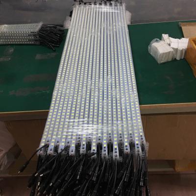 China AC220V 0.5m 1m desk smd 5730 PC cover led bar light lux strip 100cm hard aluminum bedroom 144leds home decoration for sale