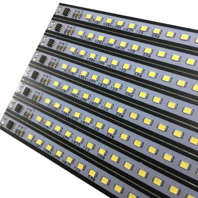 China Super Bright Long Life LED Light Linear Hard Strip With Aluminum Profile Strip Bar Light 220V With Protected Transparent Cover for sale